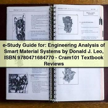 E-Study Guide For: Engineering Analysis of Smart Material Systems by Donald J. Leo Isbn 9780471684770-Cram101 Textbook Reviews PDF Download