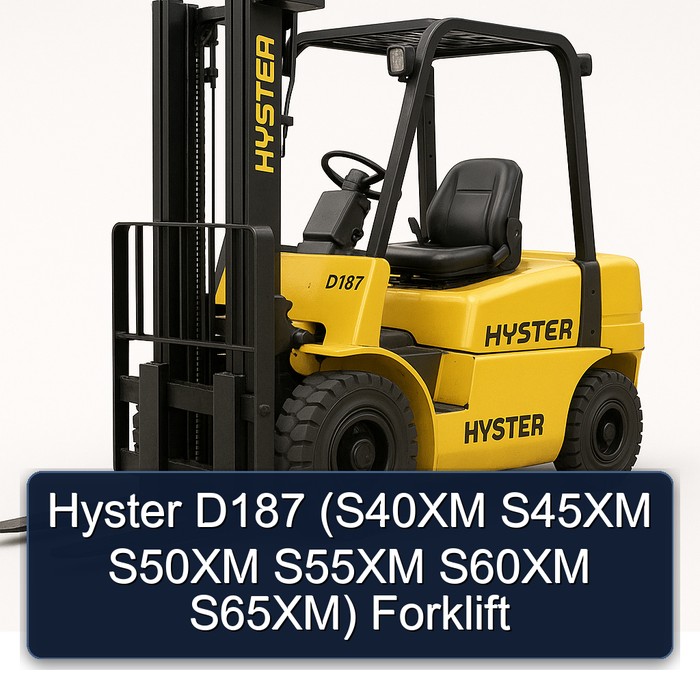 Montacargas Hyster D187 (S40XM S45XM S50XM S55XM S60XM S65XM)