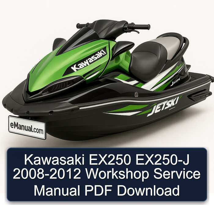 Kawasaki EX250 EX250-J 2008-2012 Workshop Service Manual PDF Download