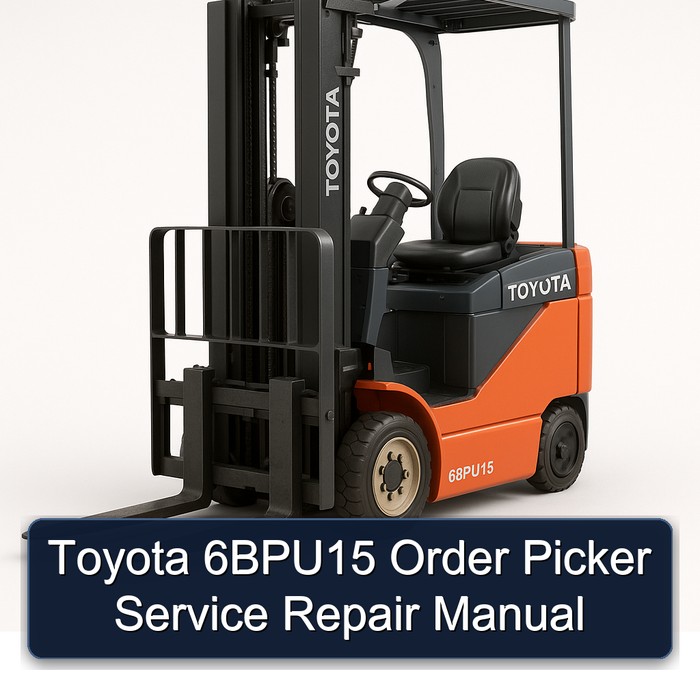 Manual de Reparación y Servicio del Recolector Toyota 6BPU15