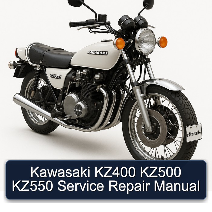 Kawasaki KZ400 KZ500 KZ550 Manual de servicio y reparación