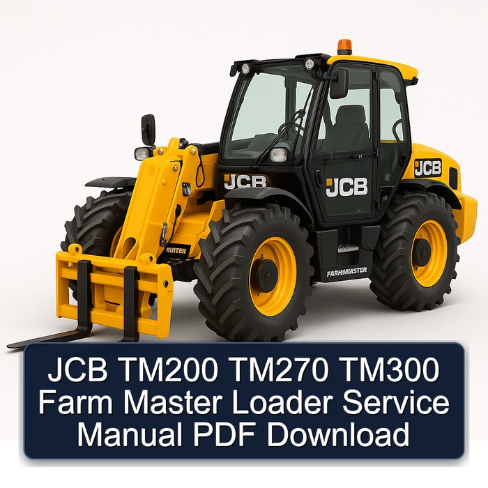 JCB TM200 TM270 TM300 Farm Master Loader Service Manual PDF Download