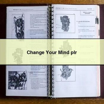 Change Your Mind Plr PDF Download