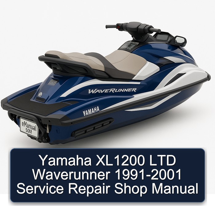 1991 Yamaha XL1200 Ltd Waverunner Workshop Service Repair Manual PDF Download