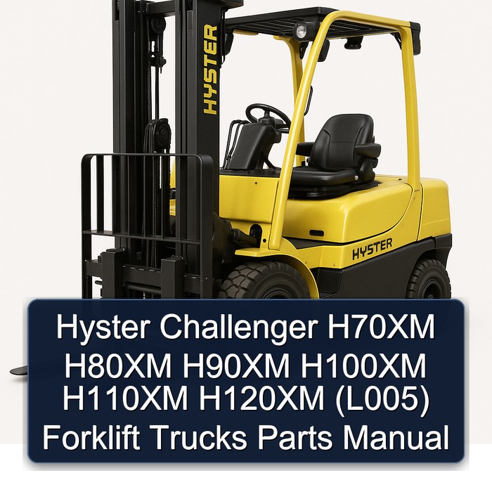 Manual de Partes para Montacargas Hyster Challenger H70XM-H120XM (L005)