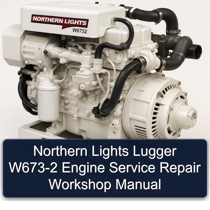 Northern Lights Lugger W673-2 Engine Service Repair Workshop Manual 