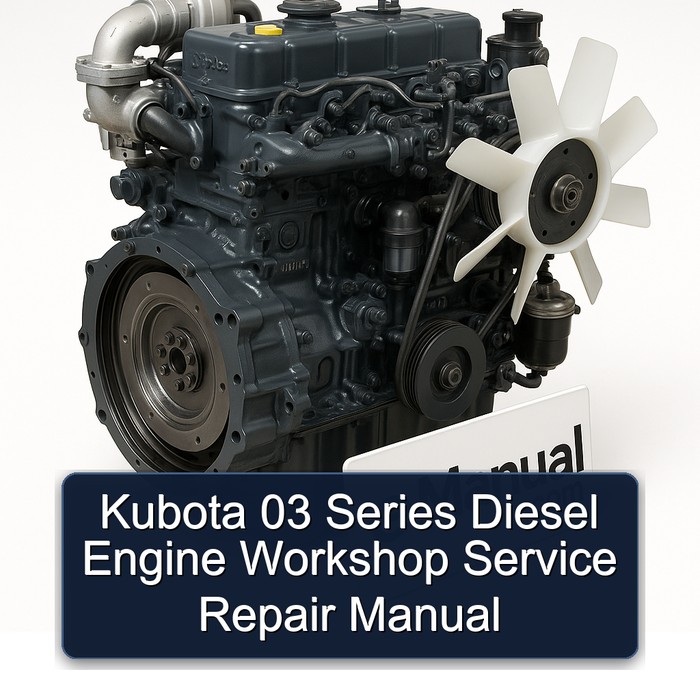 Manual de Reparación y Servicio del Motor Diesel Kubota Serie 03