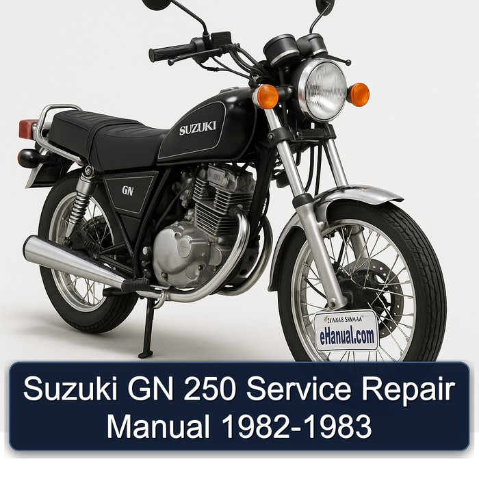 Suzuki GN 250 Manual de servicio y reparación 1982-1983