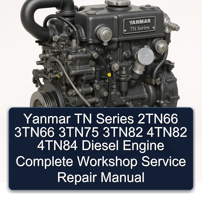 Manual de Reparación y Servicio Completo para Motores Diesel Yanmar Serie TN: 2TN66, 3TN66, 3TN75, 3TN82, 4TN82, 4TN84