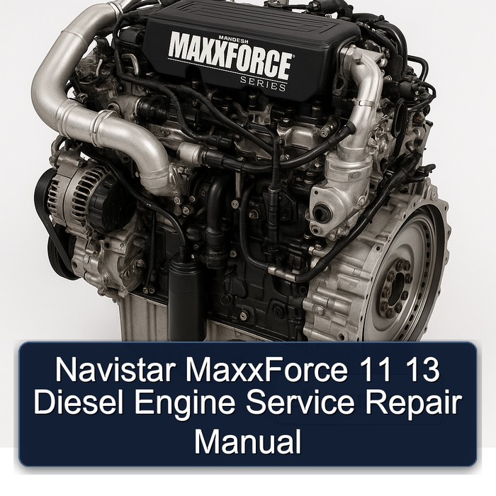 Manual de Reparación y Servicio del Motor Diésel Navistar MaxxForce 11 13