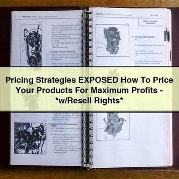Pricing Strategies Exposed How to Price Your Products for Maximum Profits- W/Resell Rights PDF Download