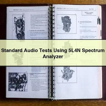 Standard Audio Tests Using 5L4N Spectrum Analyzer PDF Download