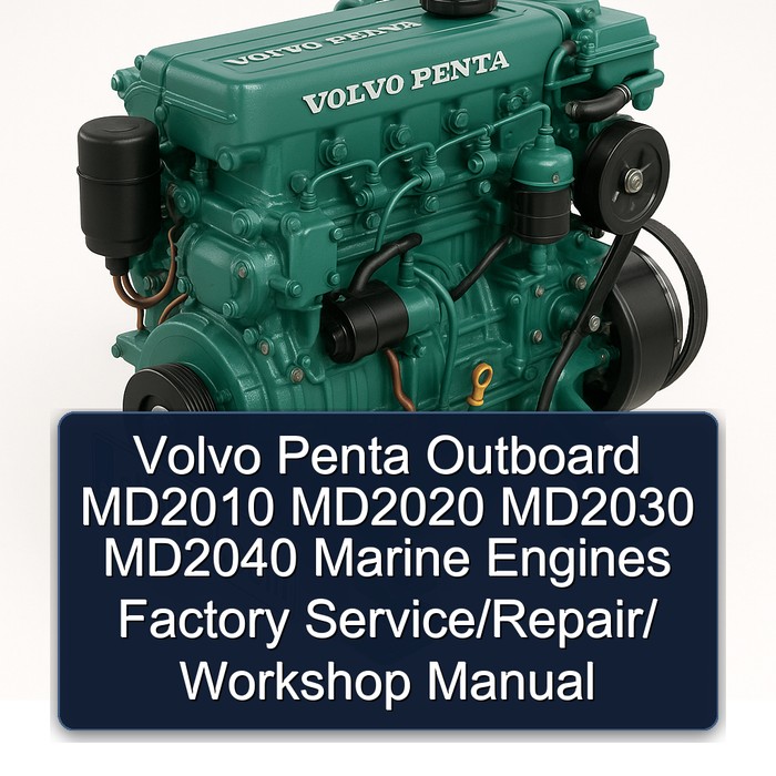 Volvo Penta Outboard MD2010 MD2020 MD2030 MD2040 Marine Engines Factory Service/Repair/ Workshop Manual