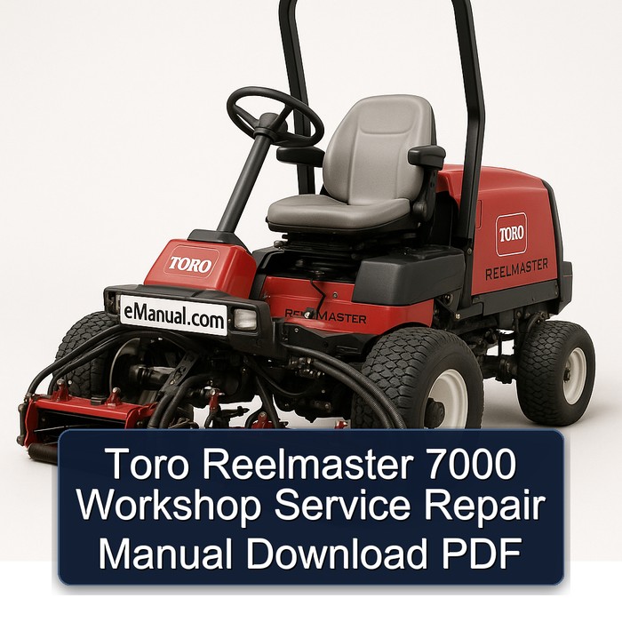 Toro Reelmaster 7000 Workshop Service Repair Manual Download PDF