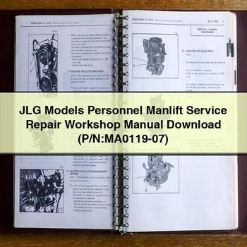 JLG Models Personnel Manlift Service Repair Workshop Manual  (P/N:MA0119-07)