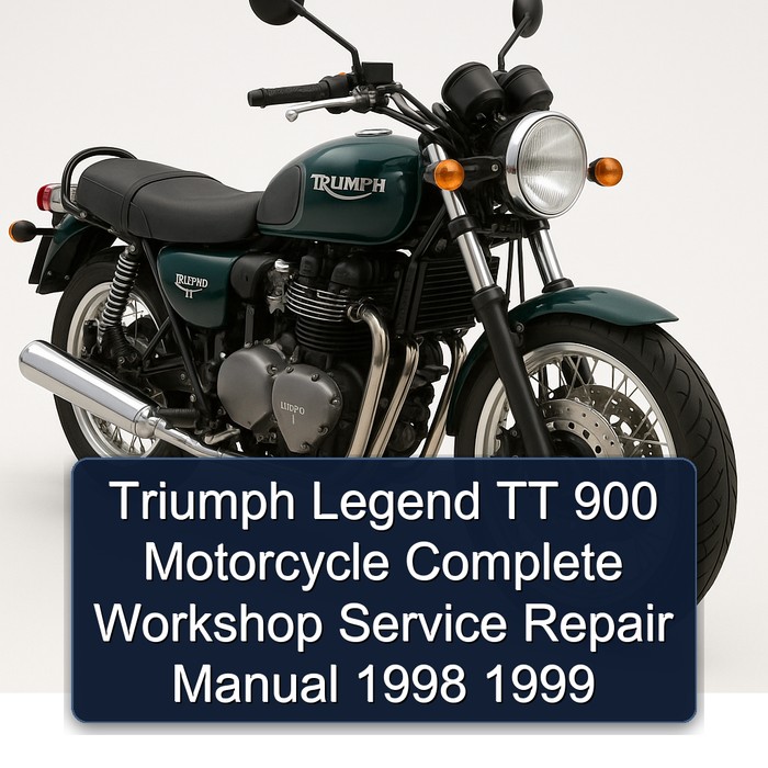 Triumph Legend TT 900 Motorcycle Manual completo de servicio y reparación del taller 1998 1999