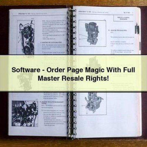 Software - Order Page Magic with Full Master Resale Rights PDF Download