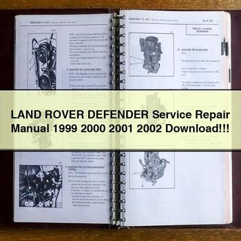 Land Rover Defender Workshop Service Repair Manual PDF Download