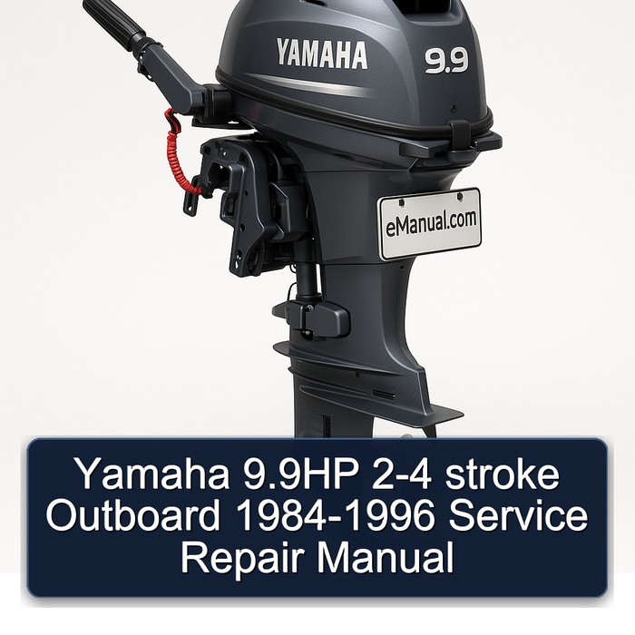 Yamaha 9.9HP 2-4 stroke Outboard 1984-1996 Service Repair Manual