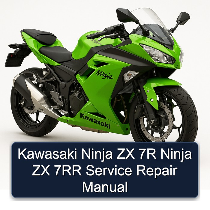 Kawasaki Ninja ZX 7R Ninja ZX 7RR Service Repair Manual