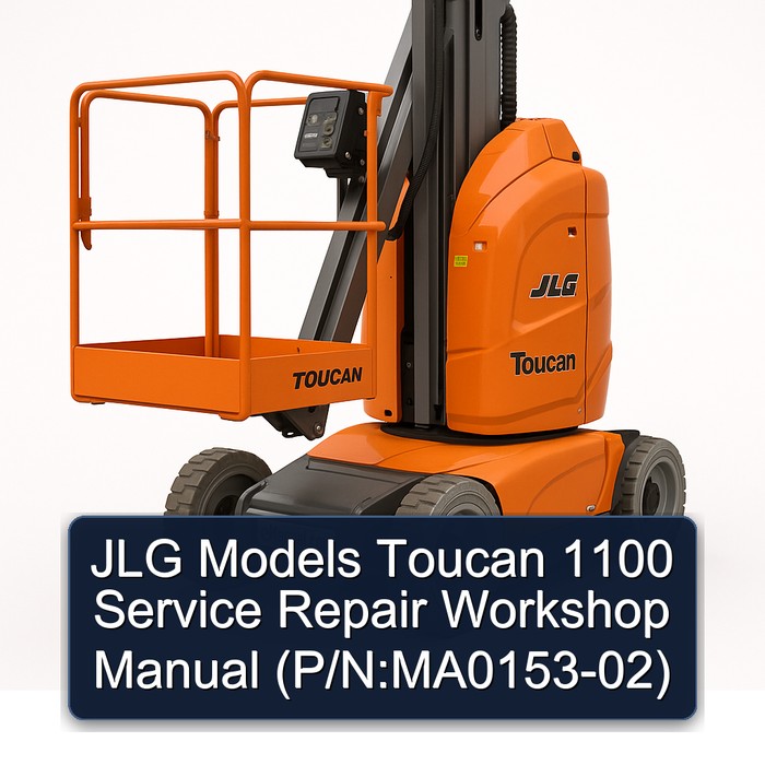 Jlg Models Toucan 1100 (P/N:MA0153-02) Workshop Service Repair Manual PDF Download