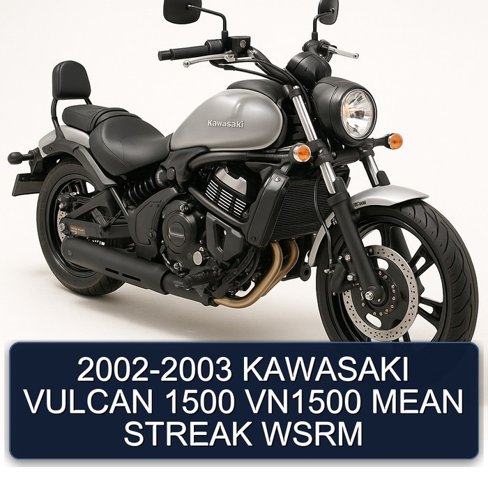 2002-2003 KAWASAKI VULCAN 1500 VN1500 MEAN STREAK WSRM