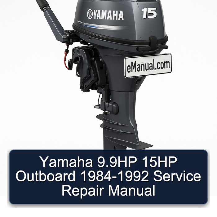 Yamaha 9.9HP 15HP Outboard 1984-1992 Service Repair Manual 