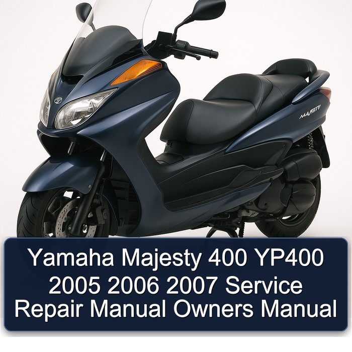 Yamaha Majesty 400 YP400 2005 2006 2007 Service Repair Manual Owners Manual
