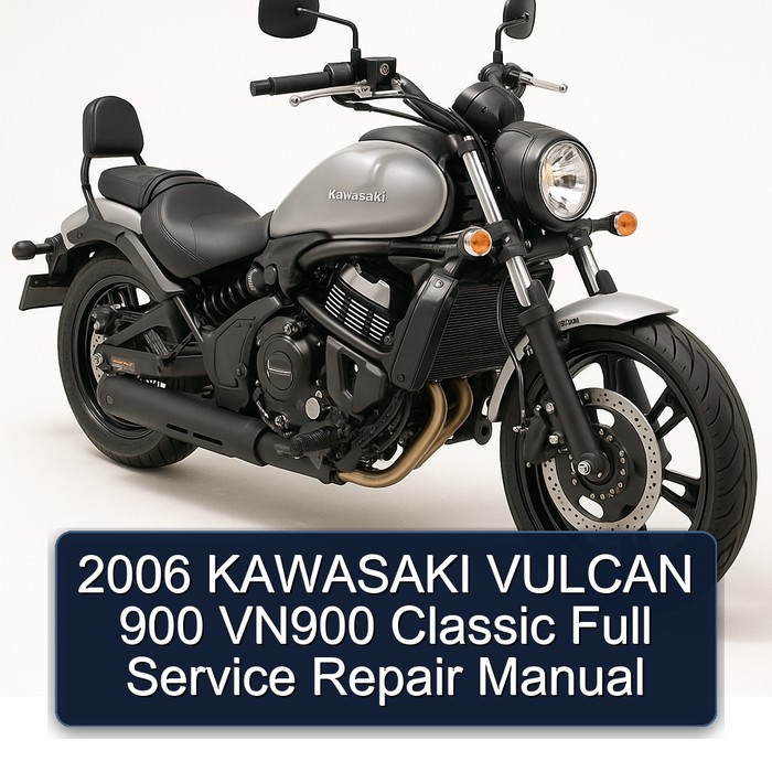 2006 KAWASAKI VULCAN 900 VN900 Classic Full Service Repair Manual