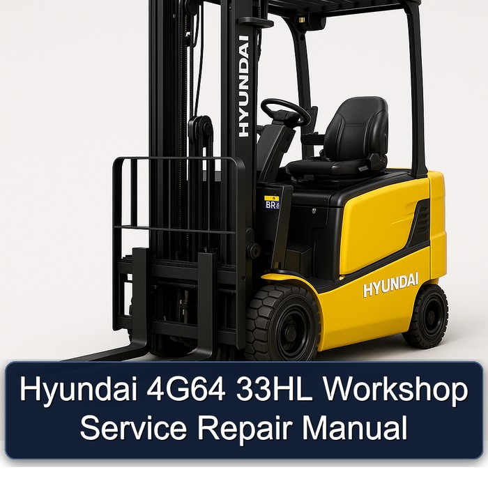 Hyundai 4G64 33HL Workshop Manual de servicio y reparación
