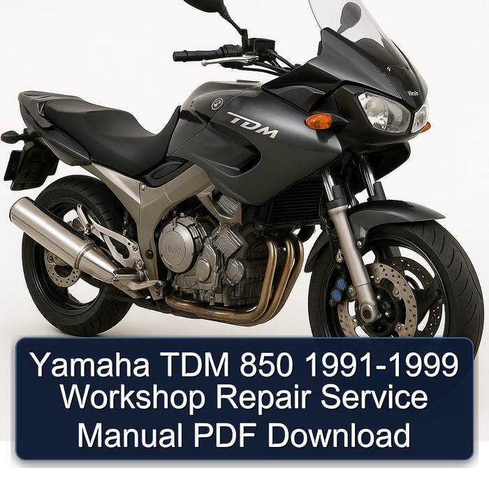 Yamaha TDM 850 1991-1999 Workshop Repair Service Manual PDF Download