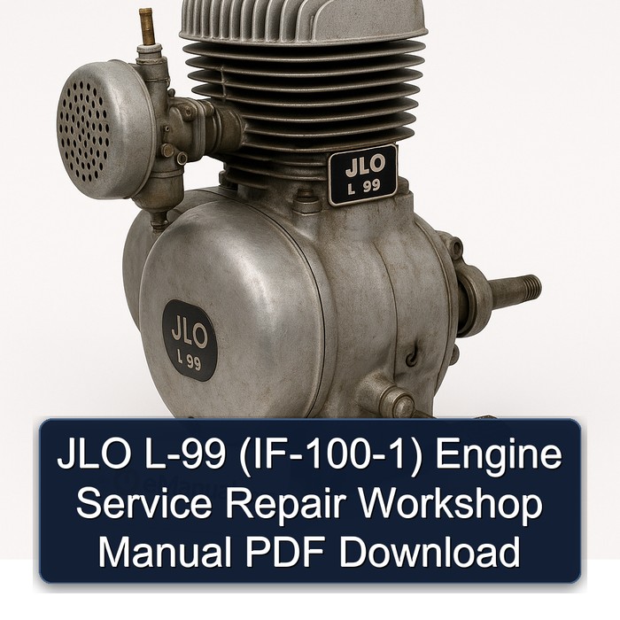 Manual de Reparación del Motor JLO L-99 (IF-100-1) - PDF