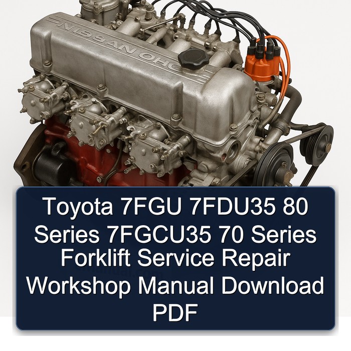 Toyota 7FGU 7FDU35 80 Series 7FGCU35 70 Series Forklift Workshop Service Repair Manual PDF Download