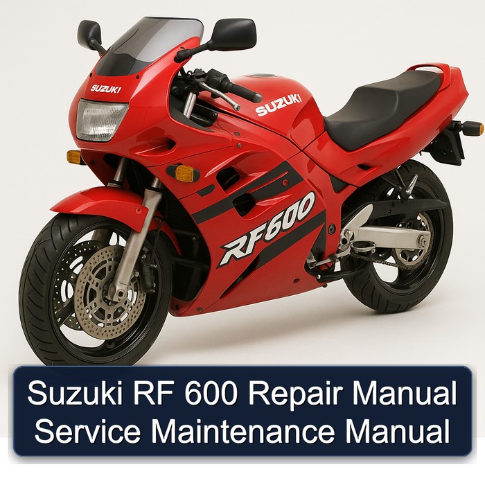 Suzuki RF 600 Repair Manual Service Maintenance Manual