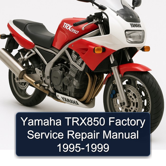 Yamaha TRX850 Factory Manual de servicio y reparación 1995-1999