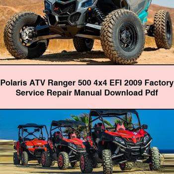 Polaris ATV Ranger 500 4x4 EFI 2009 Factory Manual de servicio y reparación Pdf