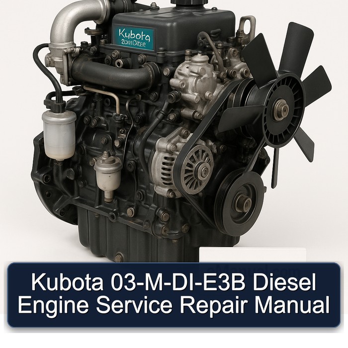 Manual de Servicio y Reparación del Motor Diesel Kubota 03-M-DI-E3B