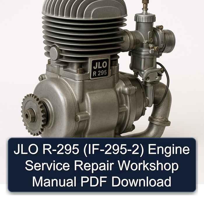 Manual de Reparación y Servicio del Motor JLO R-295 (IF-295-2) - PDF