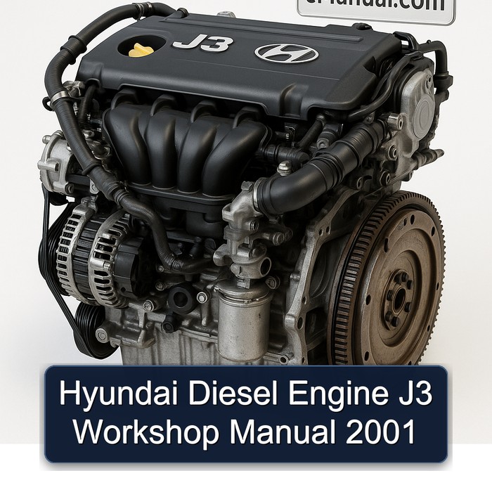 Hyundai Dieselmotor J3 Werkstatt-Handbuch 2001