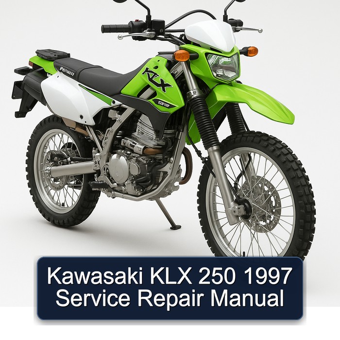 Kawasaki KLX 250 1997 Manual de servicio y reparación