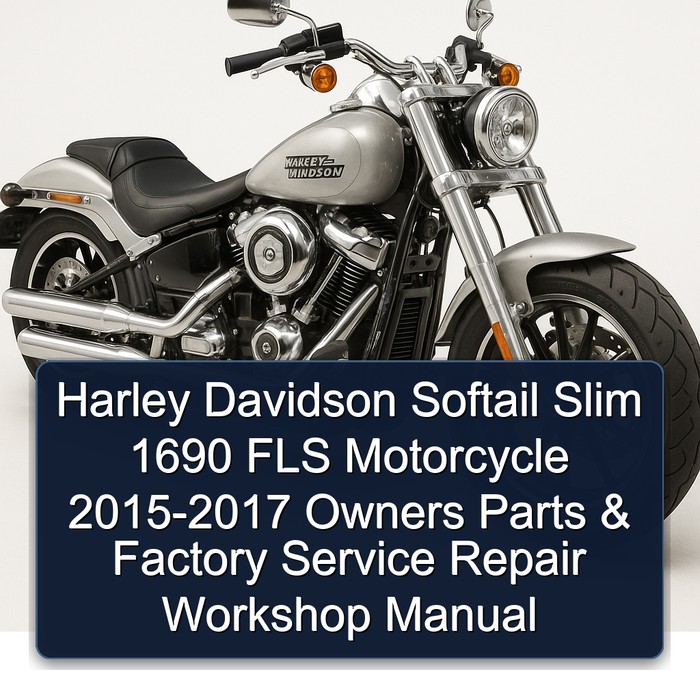 Harley Davidson Softail Slim 1690 FLS Motorcycle 2015-2017 Owners Parts & Factory Service Repair Workshop Manual