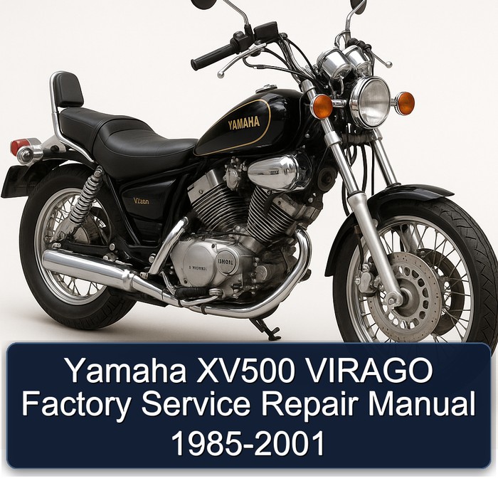 Yamaha XV500 VIRAGO Factory Manual de servicio y reparación 1985-2001