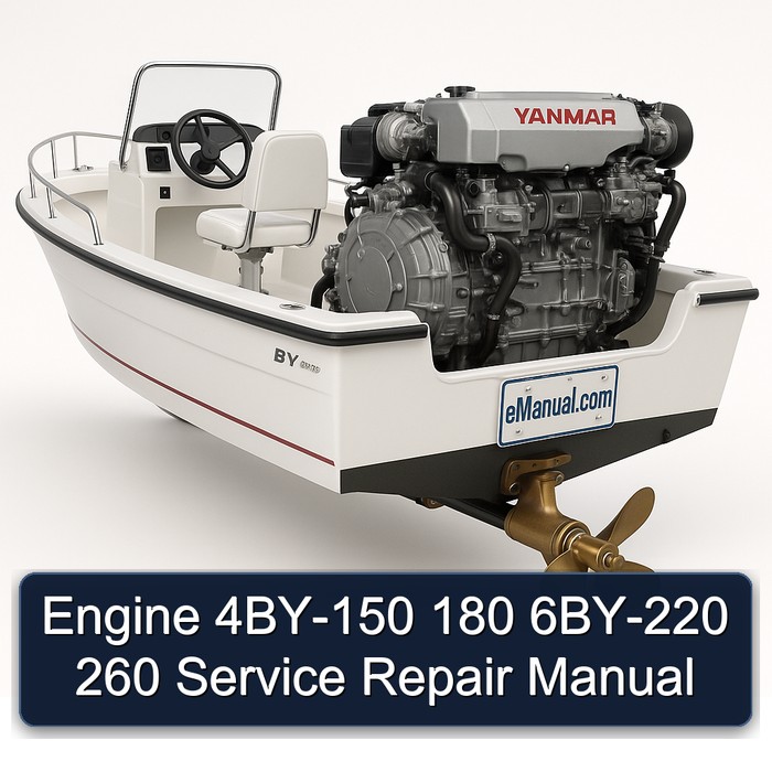 Engine 4BY-150 180 6BY-220 260 Manual de servicio y reparación