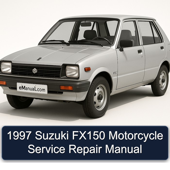 1997 Suzuki FX150 Motorcycle Service Repair Manual