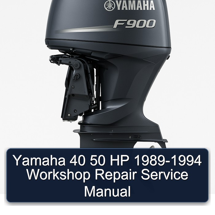 Yamaha 40 50 HP 1989-1994 Workshop Repair Service Manual