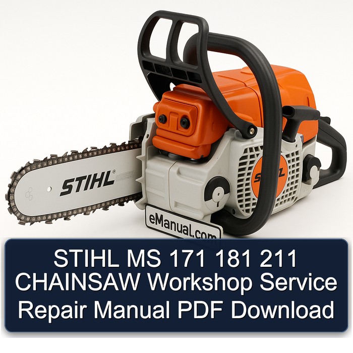 STIHL MS 171 181 211 CHAINSAW Workshop Service Repair Manual PDF Download