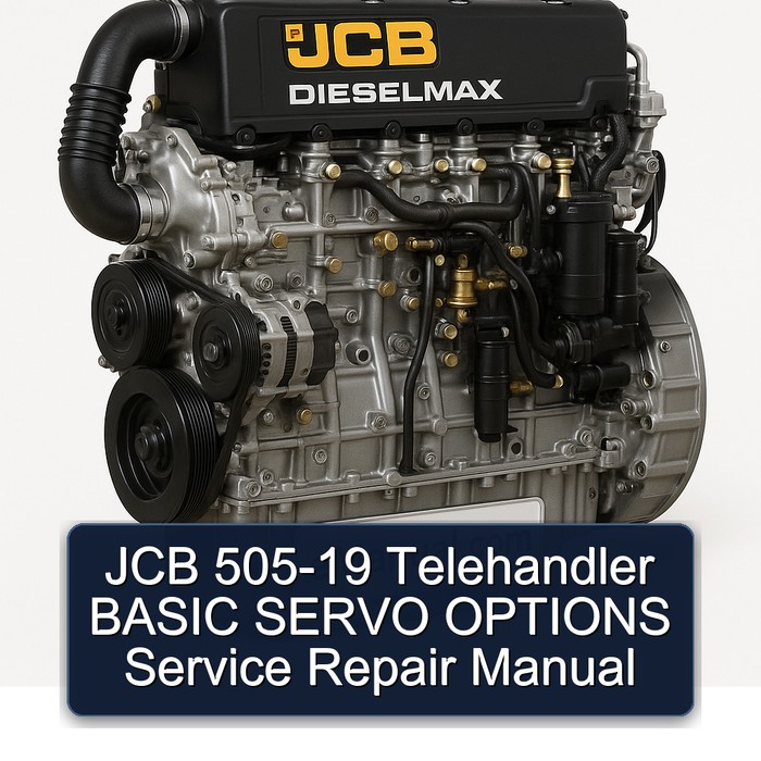 JCB 505-19 Telehandler BASIC SERVO OPTIONS Service Repair Manual 