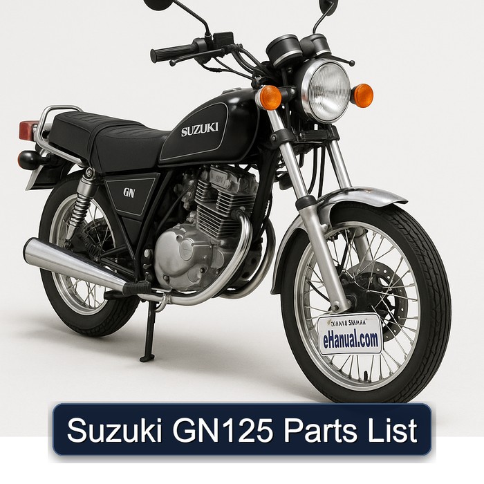 Suzuki GN125 Parts List