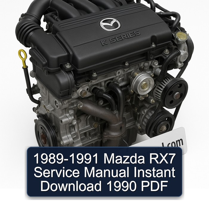 Manual de Servicio Mazda RX7 1989-1991 (Descarga Instantánea PDF)