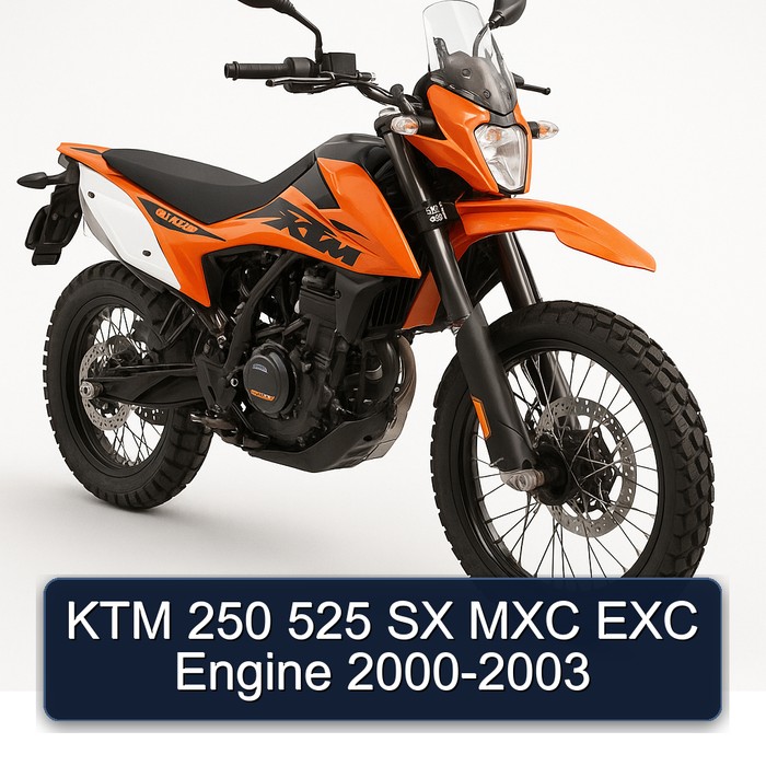 KTM 250 525 SX MXC EXC Engine 2000-2003